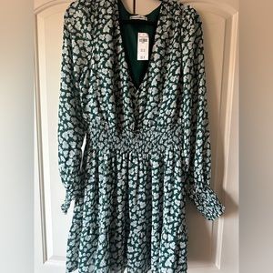 Abercrombie long sleeve smocked dress (size large tall)